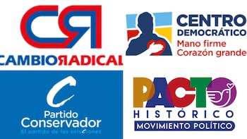 Los partidos políticos ya comenzaron a definir sus candidatos para ocupar las magistraturas del CNE, con nombres que han sido postulados o que cuentan con respaldo dentro de las distintas colectividades - crédito Cambio Radical, Centro Democrático, Partido Conservador y Pacto Histórico