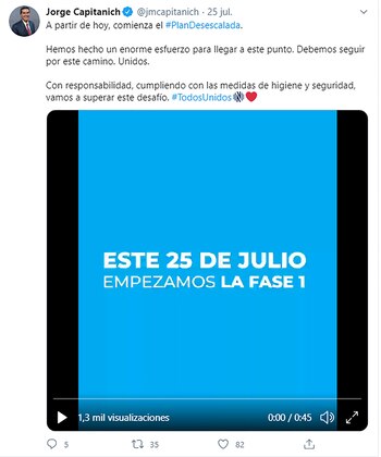 Desde el sábado 25 de