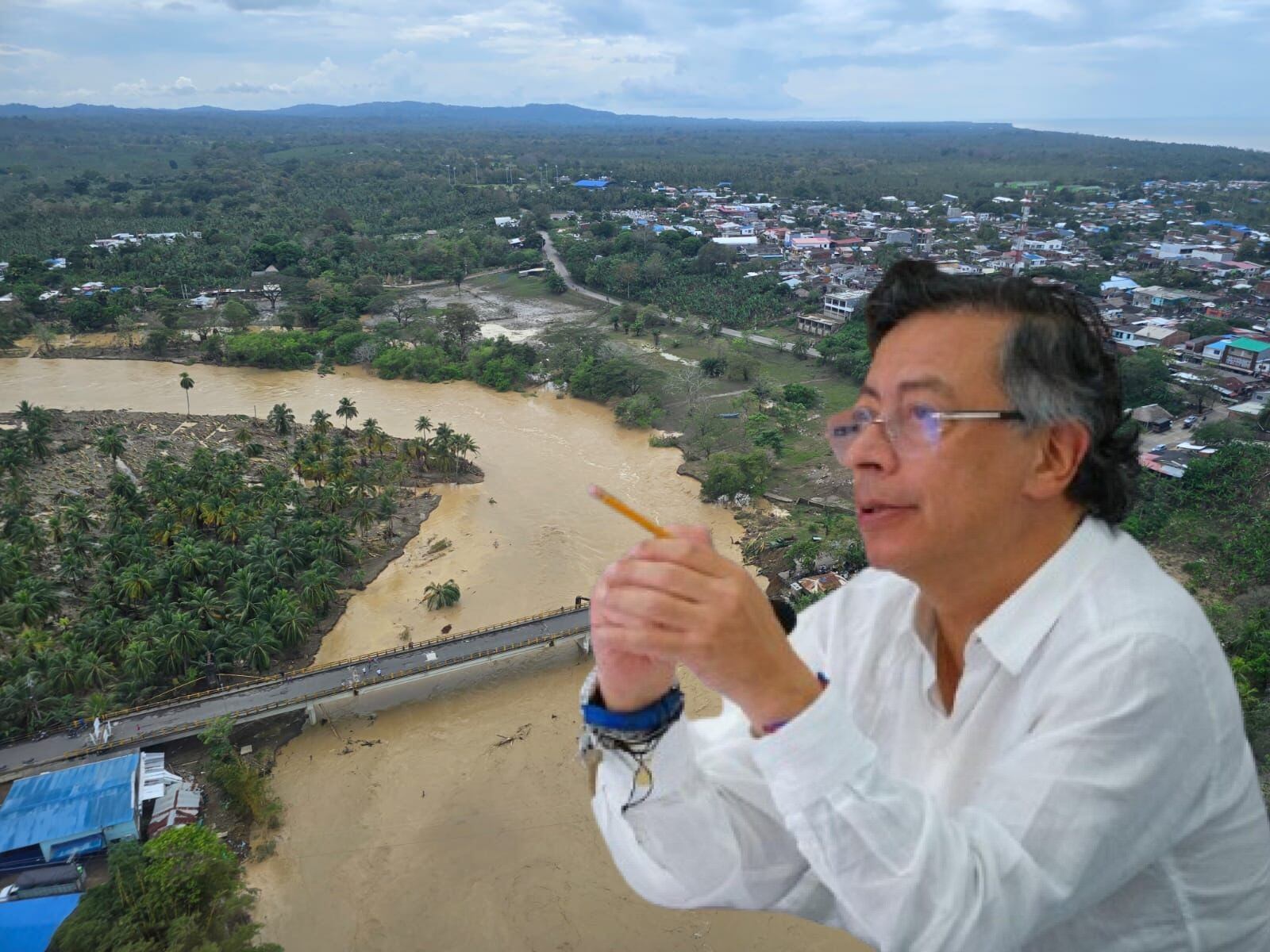 El costo de recuperación para el departamento es de cerca de 700.000 millones de pesos- crédito X/Presidencia