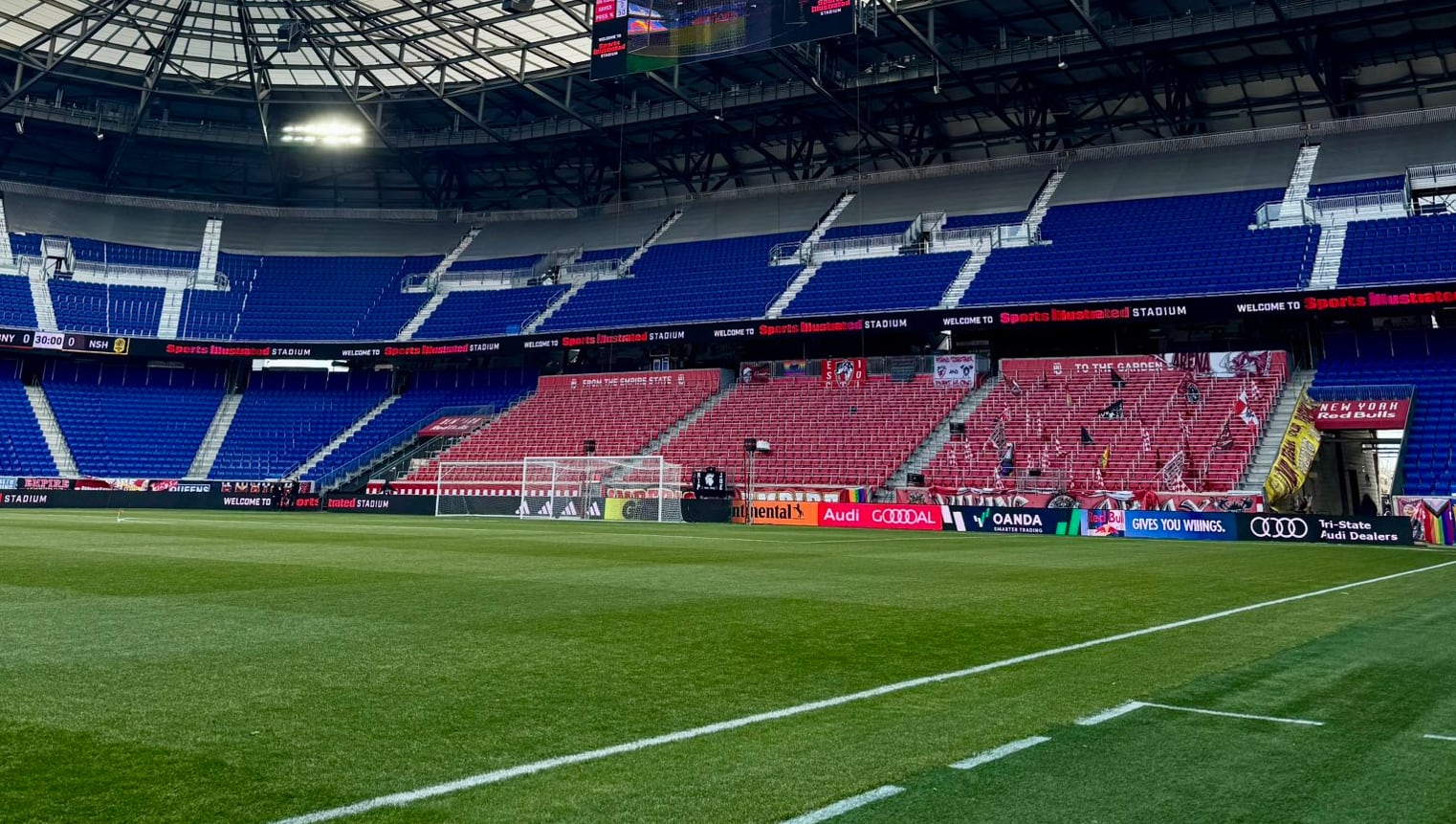 Este es el Sports Illustrated Stadium, la casa del New York Red Bulls de la MLS y recibirá el partido Colombia vs. Paraguay - crédito @SI_Stadium/X