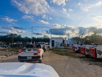 Tras remoción de vegetación en áreas