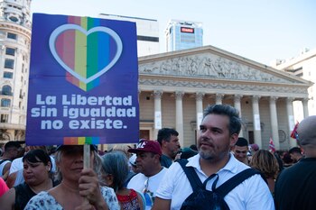 Imagen de la marcha antifascista