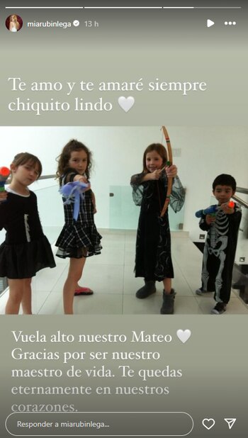 Mateo estaba entrenando en Estados