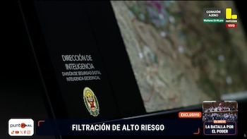 Archivos vinculados con organismos de inteligencia y seguridad del Estado peruano fueron difundidos en Telegram. Captura de video