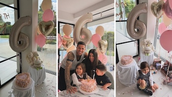 Así fue el íntimo cumpleaños de Olivia, la hija de Enzo Fernández y Valentina Cervantes, en Londres