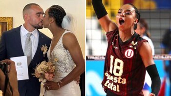 Voleibolista de Universitario protagonizó increíble suceso lleno de amor y garra: se casó, jugó y su equipo ganó
