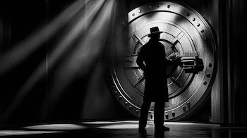 Fotografía antigua en blanco y