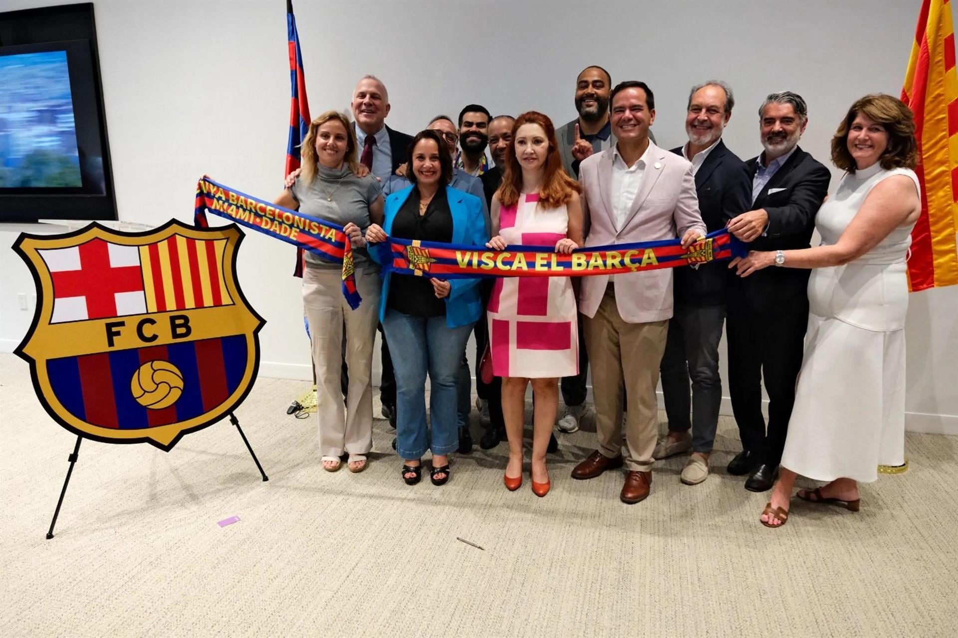 El FC Barcelona inauguró en Miami su nueva sede comercial para América y trasladó desde Nueva York su base regional de operaciones de negocio (FC Barcelona)