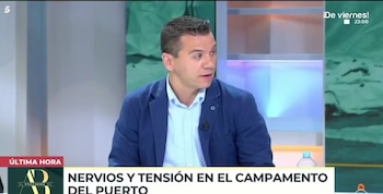 Aarón Rivero, secretario general de JUPOL, denuncia en el programa de Ana Rosa el caos de Ceuta