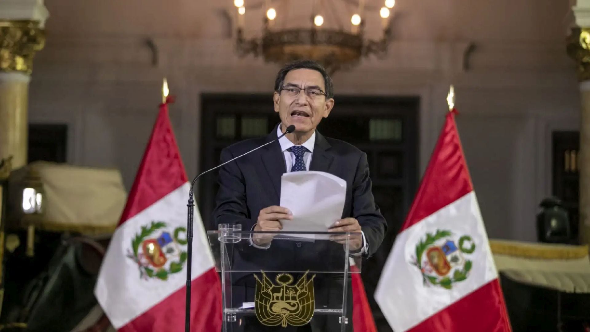 La disolución del Congreso en 2019 por Vizcarra abrió una crisis sin precedentes. La medida, avalada luego por el Tribunal Constitucional, redefinió la dinámica de poder en el Perú. (Andina)
