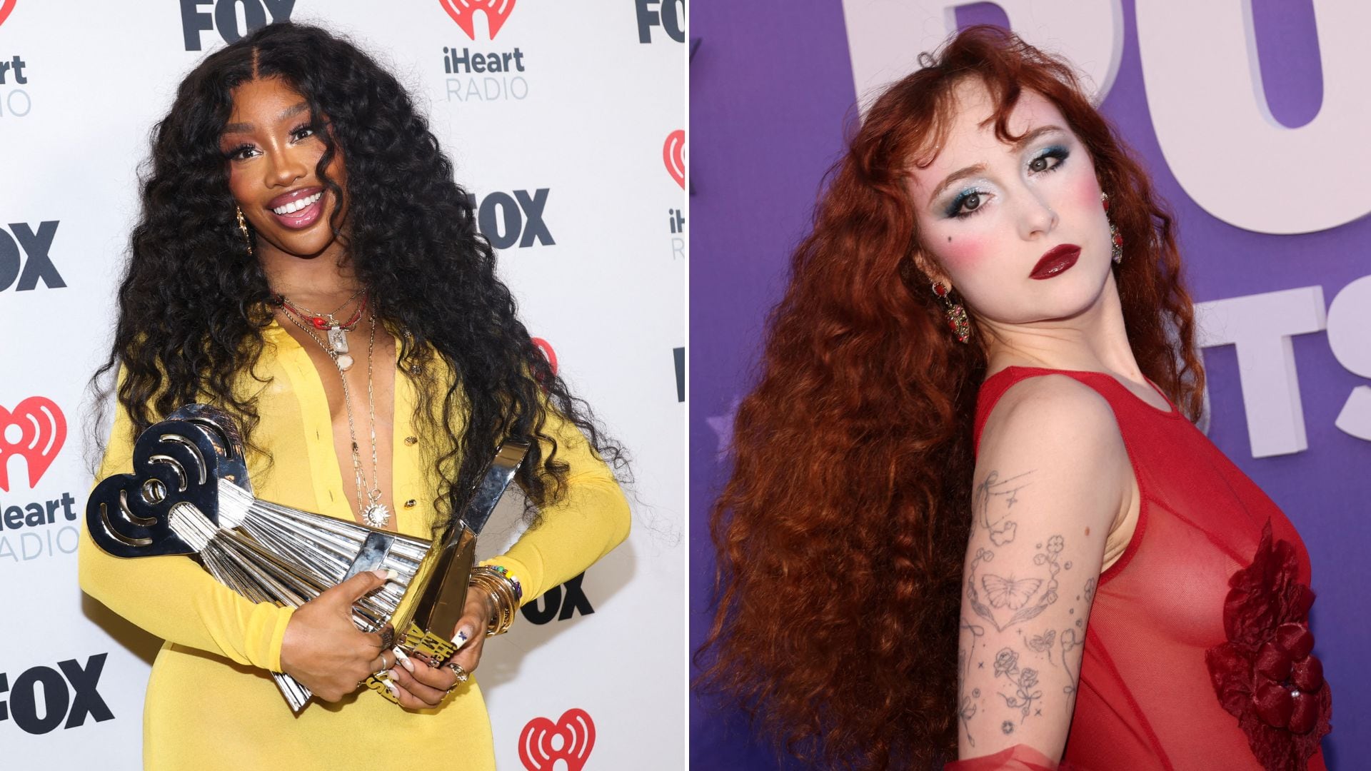 En el diálogo con Chappell Roan, SZA compartió su experiencia de sentirse una desvalida y cómo la fama intensificó sus inseguridades (Collage/Reuters)