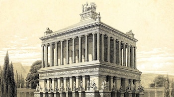 El Mausoleo de Halicarnaso, construido