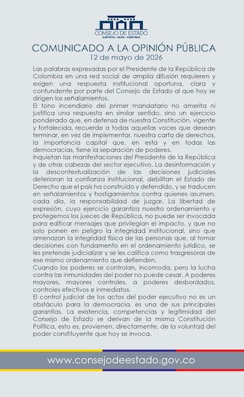 Consejo de Estado - crédito Consejo de Estado