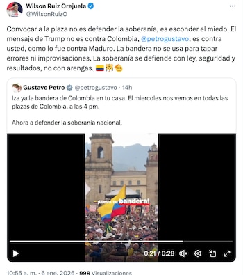 Wilson Ruiz Orejuela afirmó que