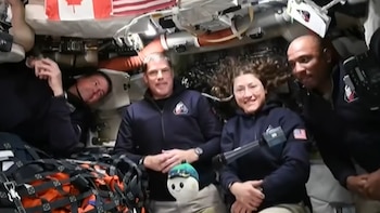 La astronauta de la NASA