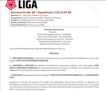 Alianza Lima – Paolo Guerrero – Renzo Garcés – Universitario de Deportes – Perú – deportes – 30 junio