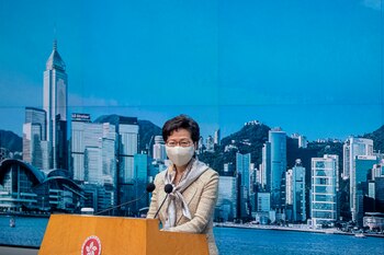 Carrie Lam, jefa del Gobierno