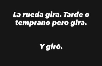 Martín Cirio compartió esta historia
