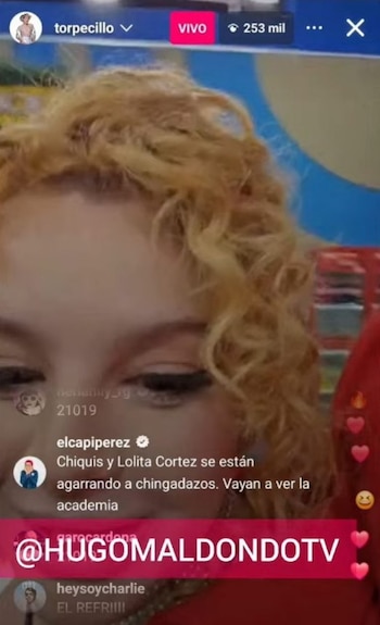 Capi Pérez entró al Live