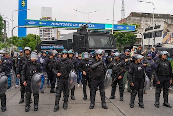 Corte - protestas en Puente Pueyrredón