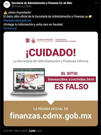 La Secretaría de Administración y