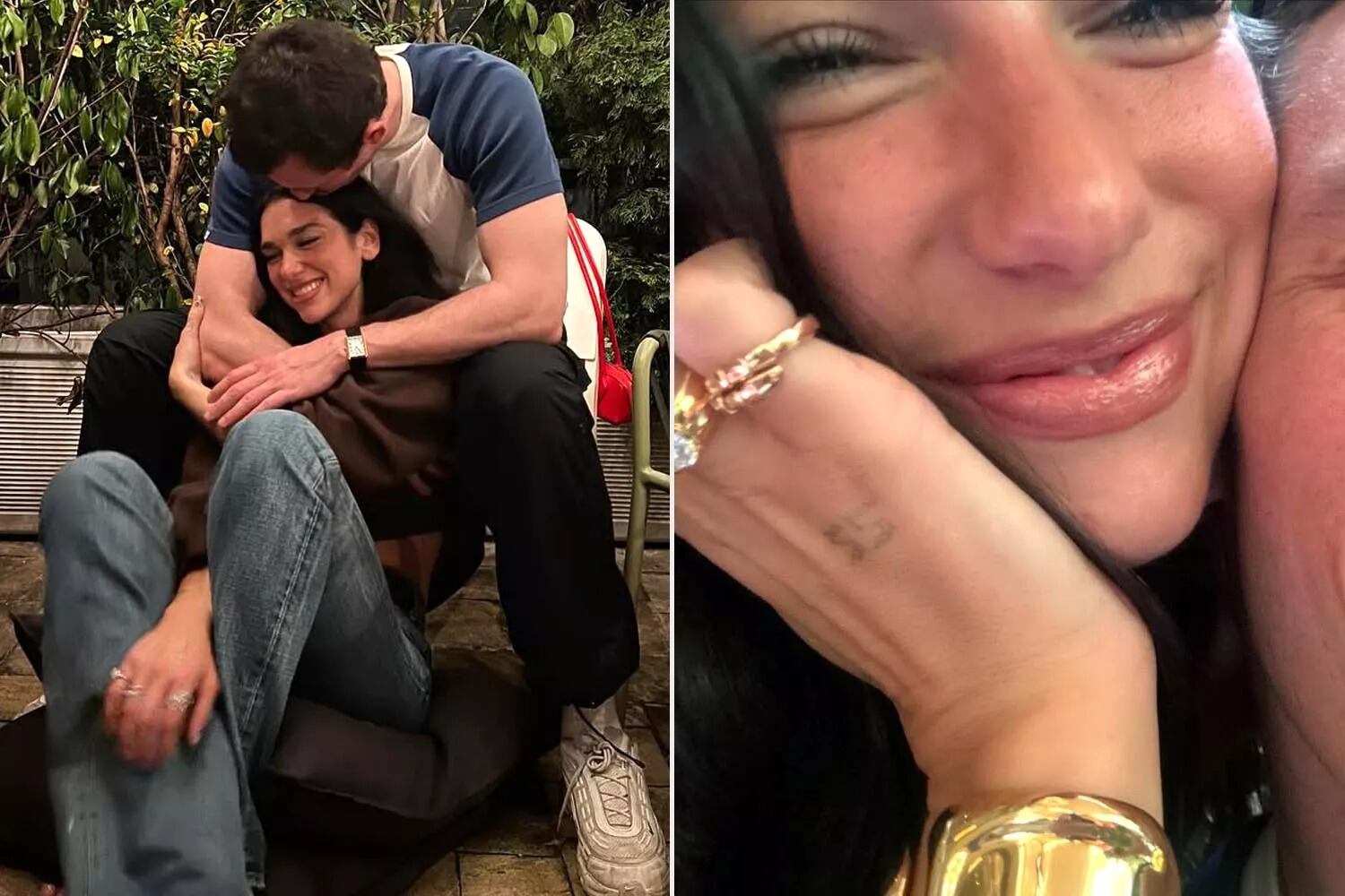 Dua Lipa mostró su anillo de compromiso durante meses en Instagram antes de confirmar oficialmente que estaba comprometida (Instagram/Dua Lipa)