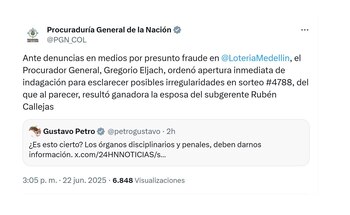 Con este mensaje, la Procuraduría