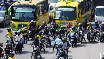 Representantes de los motociclistas en