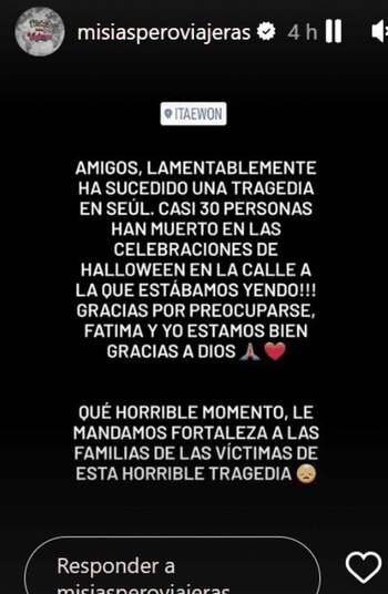 Misias pero Viajeras se pronuncian.