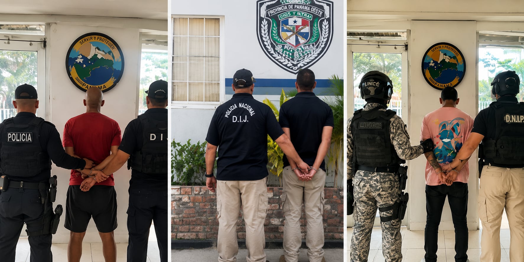 . La Operación Alba se desarrolló de forma simultánea en Arraiján y La Chorrera como parte de investigaciones por delitos contra la libertad e integridad sexual. Tomadas de la PN
