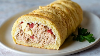 Receta de pionono con lechuga,