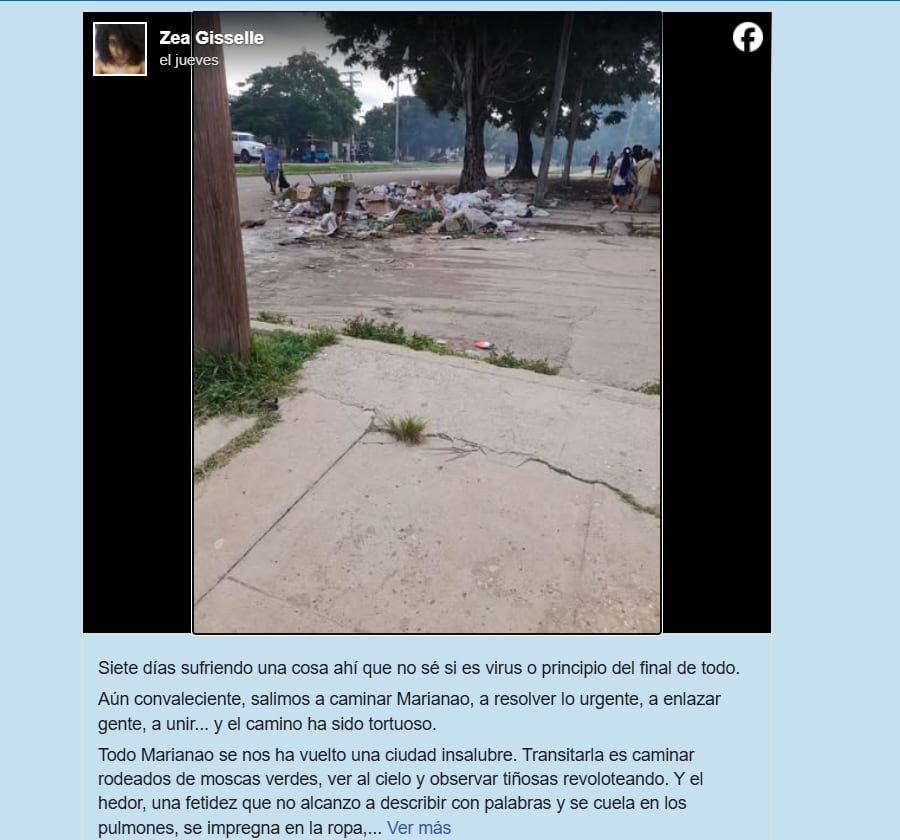 La cubana que enfermó siete días y culpa a las calles de su barrio: basura, aguas albañales y una ciudad que "está muriendo"