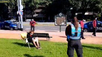 Imágenes del operativo por la