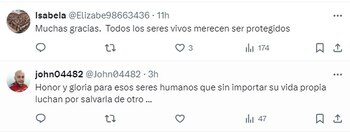 La ciudadanía agradeció a los