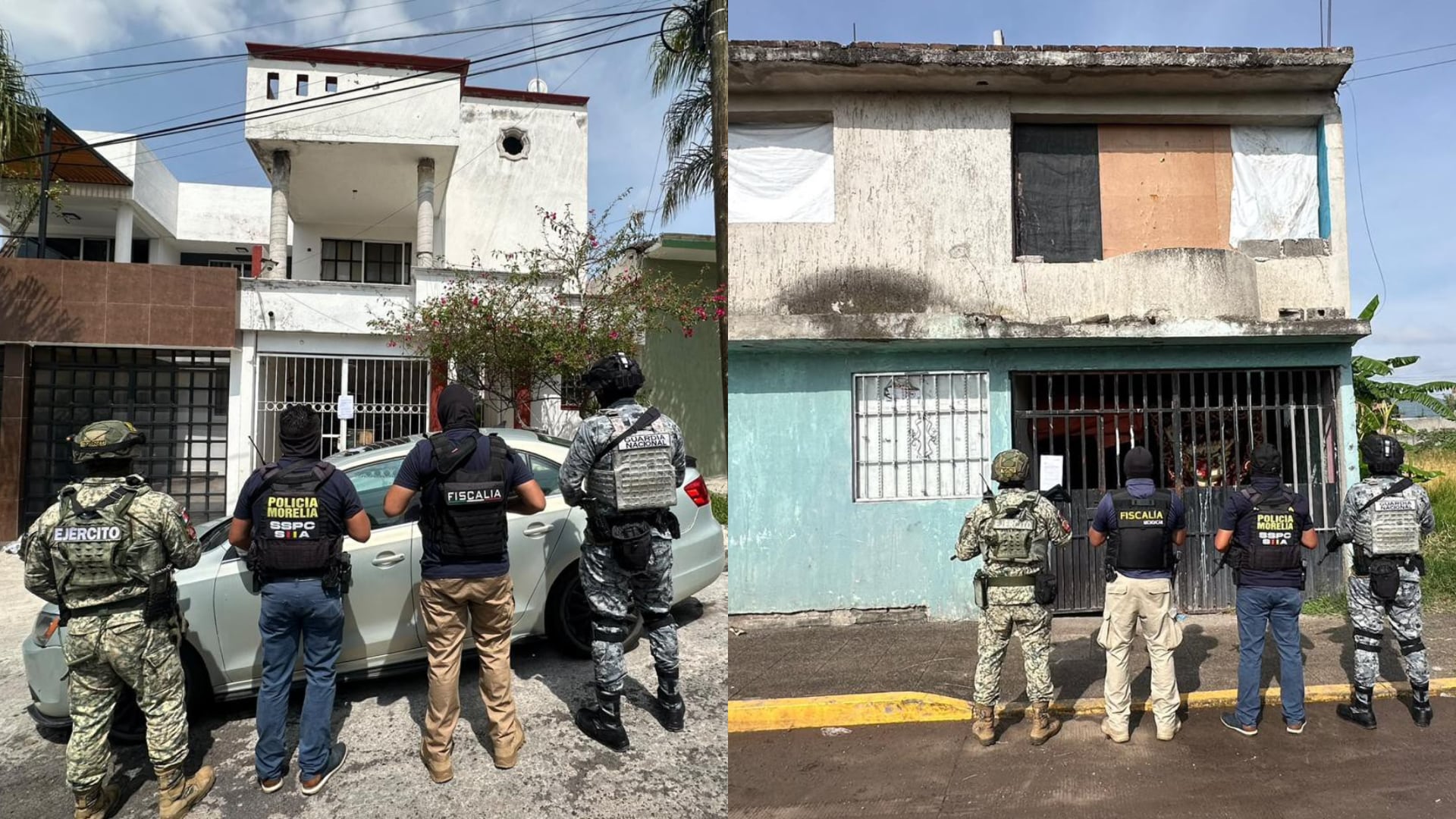 Confiscan casi 3 mil dosis de droga tras cuatro cateos en Michoacán: hay 7 detenidos. Fiscalía de Michoacán