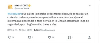 Retiran a una persona que