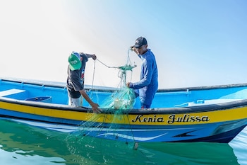 El MARN insta a turistas, trabajadores pesqueros y residentes a seguir la estrategia preventiva y evitar zonas expuestas en horarios de marea alta. (Cortesía: Ministerio de Agricultura y Ganadería)