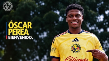 América hace oficial el fichaje de Óscar Perea para el Torneo de Apertura 2026