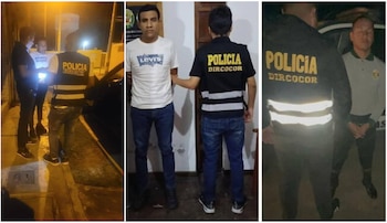 Los agentes detenidos, parte de