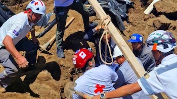 El Salvador registra nuevo accidente laboral, un trabajador muere soterrado en Antiguo Cuscatlán