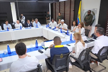 La respuesta institucional ante el terremoto del 10 de agosto se ubicó entre los factores que más aportaron a la valoración positiva del Gobierno -crédito Presidencia de Colombia/EFE