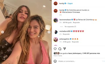 Karol G celebró su reencuentro