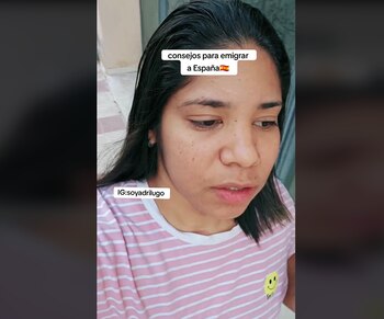 Adrianis Lugo dando consejos sobre