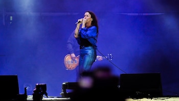 la intérprete de ‘Hand in