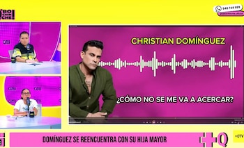 Christian Domínguez se pronunció sobre