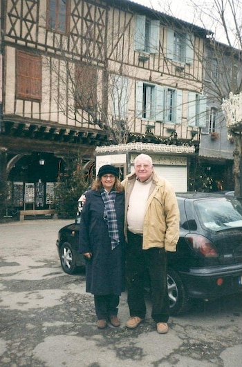 Joelle y Pierre, su padre