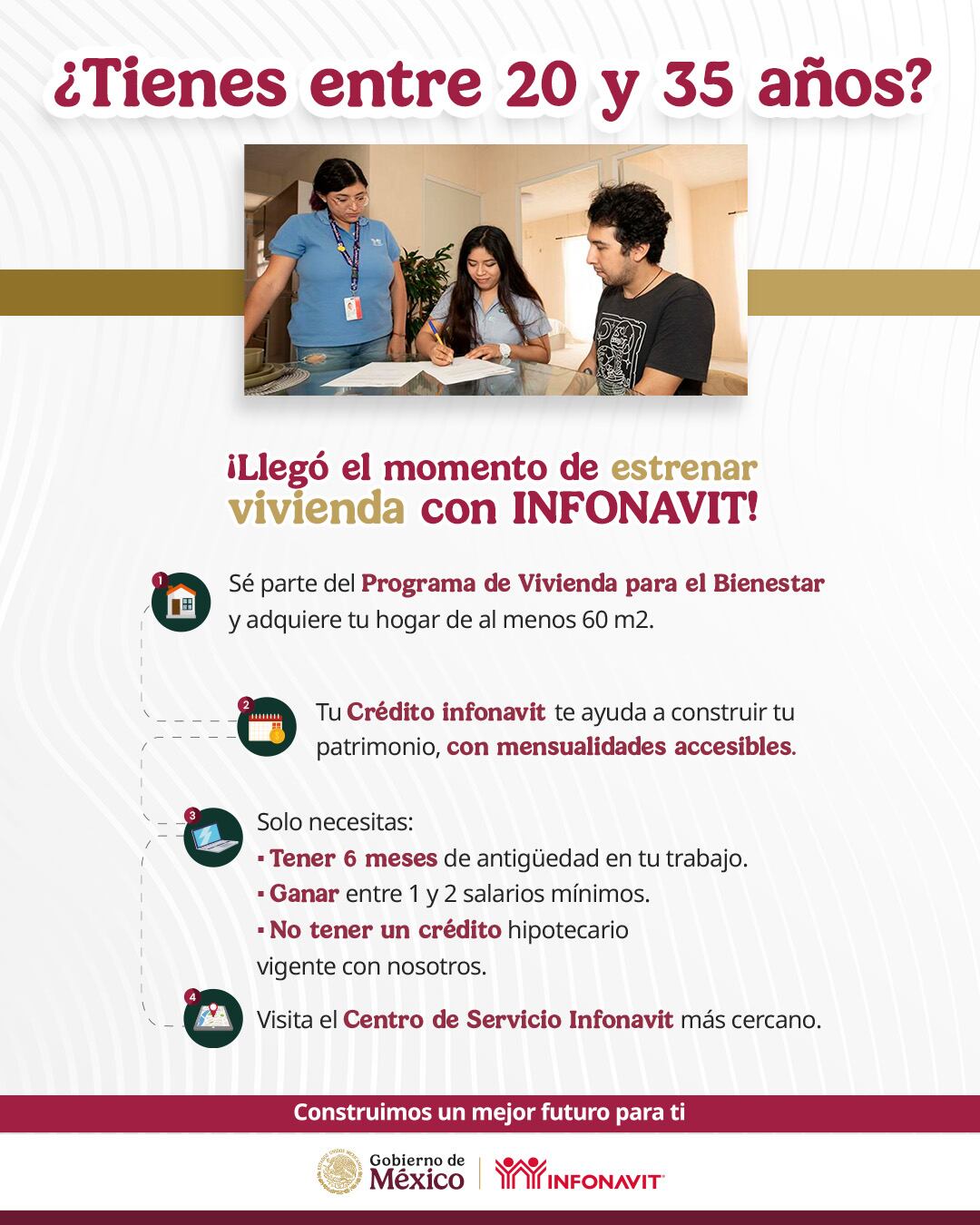 Infonavit lanzó el Programa de Vivienda para el Bienestar.