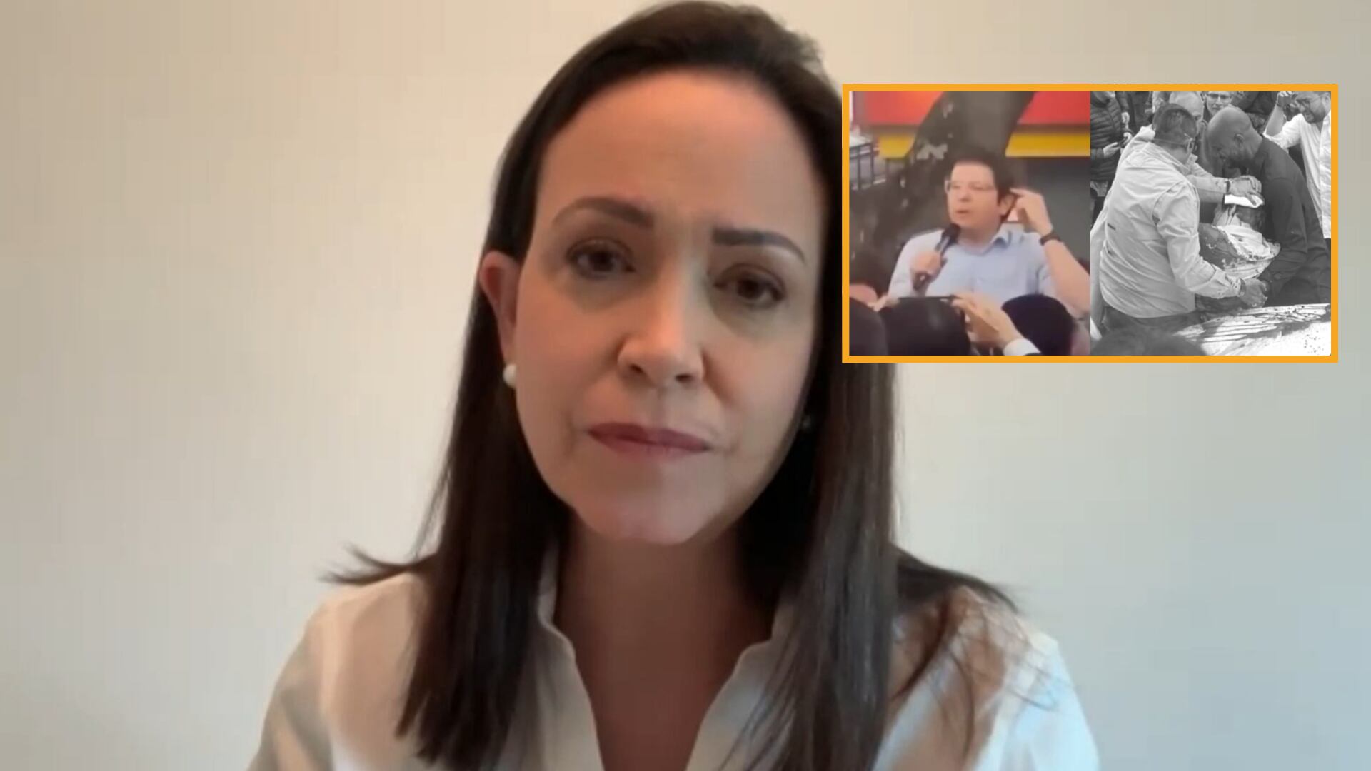 La líder opositora se pronunció tras el ataque que fue víctima el precandidato presidencial Miguel Uribie Turbay - crédito Fotomontaje Infobae (EFE/Redes sociales/X)