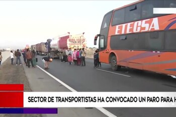 Paro de transportistas