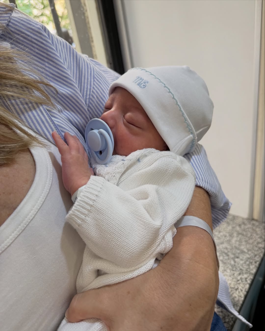 Rocío Marengo compartió la imagen de su bebé minutos después de llegar a su casa (Instagram)